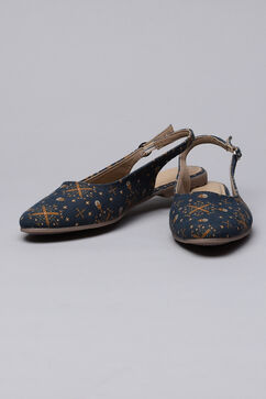 Blue Fabric Formal Sandals image number 0