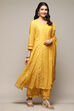 Mango Cotton Blend Kalidar Kurta Palazzo Suit Set image number 7