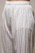 Grey Cotton Hand Block Print Unstitched Suit Set image number 17