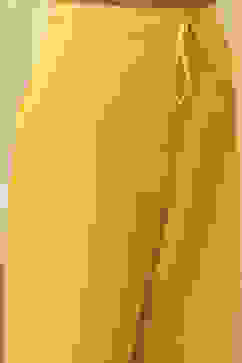 Yellow Embroidered Straight Suit Set image number 2