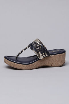 Blue Synthetic Formal Platform Heel image number 3
