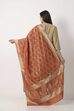Rust Art Silk Dupatta image number 2