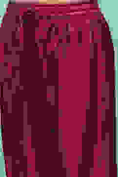 Wine Polyester Gathered Printed Suit Set image number 2