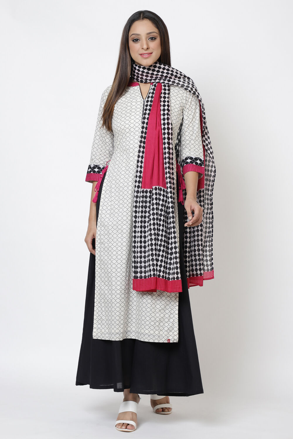 Biba off discount white suit set