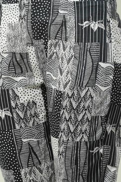 Charcoal Cotton A-Line Kurta Slim Pant Suit Set image number 3