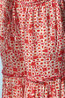 Red Rayon Flared Kurta Garara Suit Set