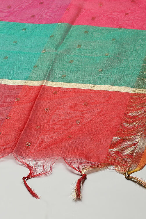 Multi Poly Brocade Dupatta image number 1