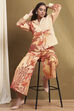 Cream Cotton Printed Co-ord Set image number 0