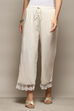 Black Rayon Regular Solid Palazzo image number 3