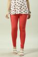 Camel Cotton Blend Solid Churidar image number 0