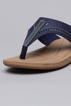 Sky Blue Pu Formal Flats image number 1