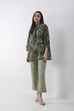 Blue Viscose Blend Wide Leg Pants image number 0