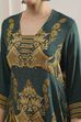 Green Viscose Printed Sharara Suit Set image number 1