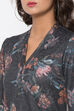 Black Straight Printed Kurta image number 1