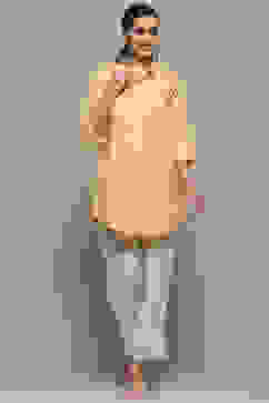 Yellow Rayon Straight Kurti image number 0