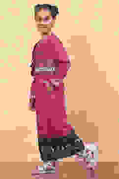 Red Rayon Straight Dress image number 2