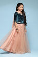 Pink & Lime Green Viscose Suit Set image number 6