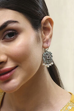 Mint Green Brass Drop & Danglers image number 1