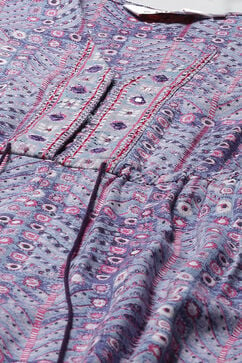 Purple Rayon Printed Jumpsuit image number 1