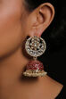 Blue Kundan Jhumkas image number 0
