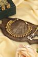 Gold Brass Necklace Set image number 0