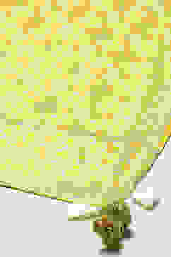 Lime Green Cotton Blend Layered Kurta Churidar Suit Set image number 3