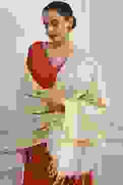 Multi Polyester Yarndyed Dupatta image number 3