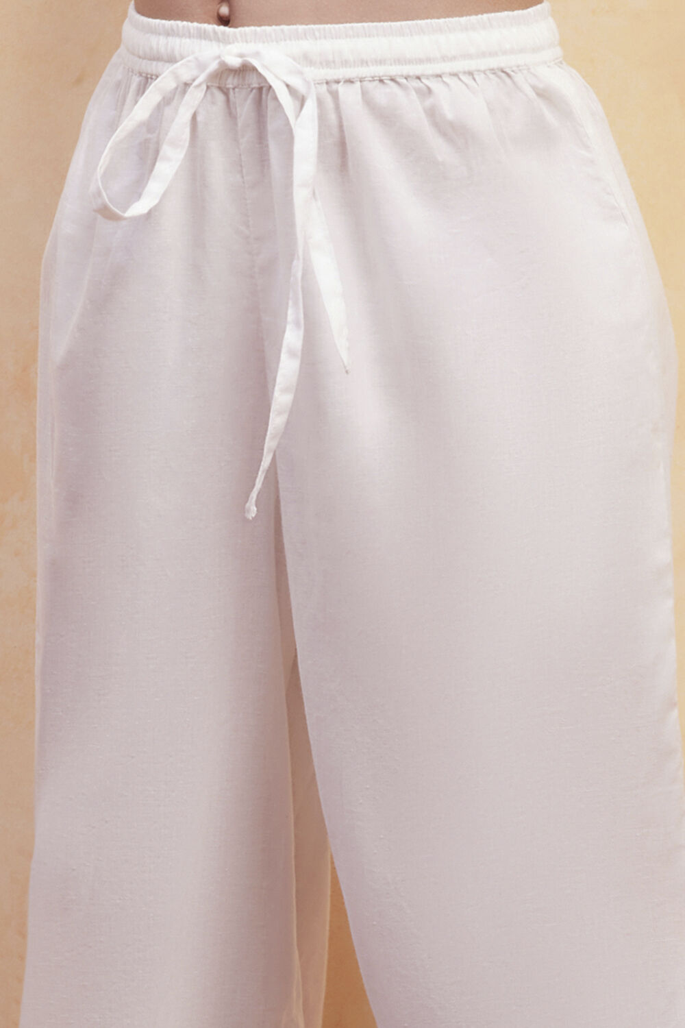 Pink and White Cotton Printed Straight Suit Set image number 2