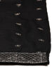 Black Art Silk Straight Kurta Palazzo Suit Set image number 2