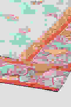 Green Cotton Kalidar Kurta Pants Suit Set image number 4