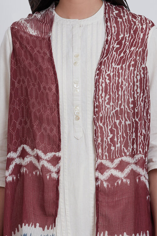 Cream Cotton Straight 3 Piece Set image number 1