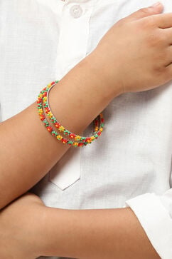 Multicolour Metal & Beads Kids Bangles image number 2
