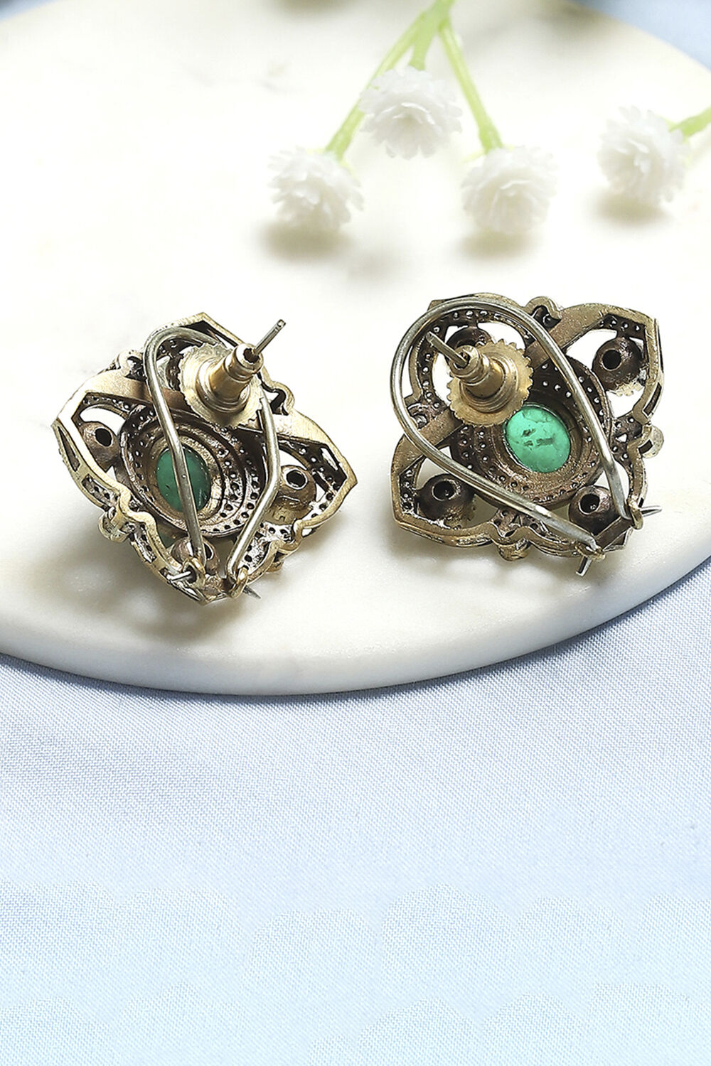 Green Brass Studs image number 2