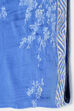 Blue Cotton Silk Front Open Kurta Skirt Suit Set image number 5