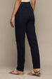 Indigo Cotton Blend Solid Jeggings image number 3