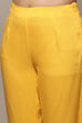 Sky Blue Viscose A-Line Kurta Pants Suit Set image number 2