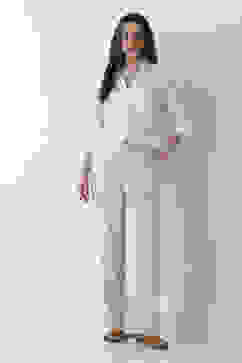 Natural Viscose Blend Loose Pants image number 0