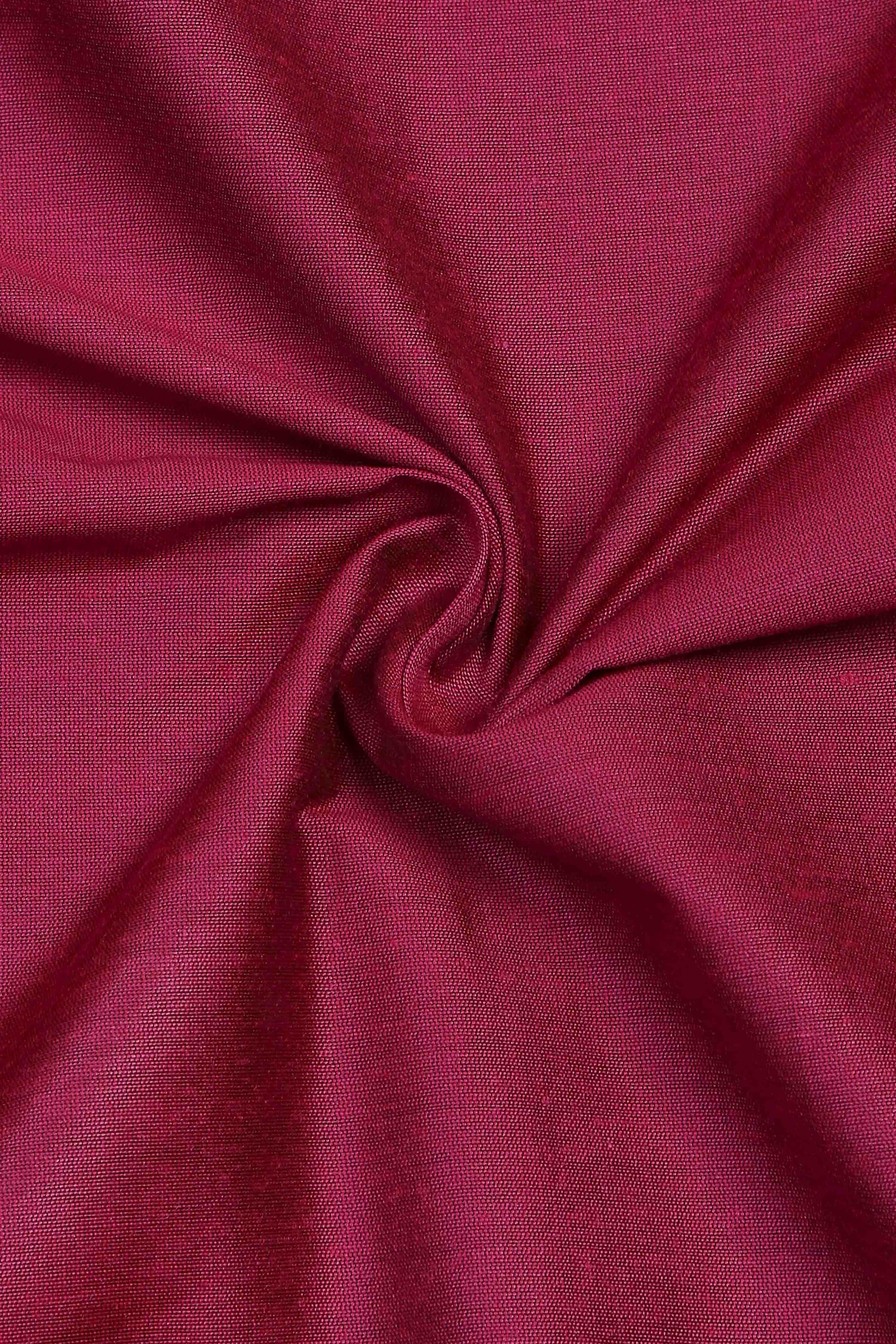 Yellow Banarasi Chanderi Banarasi Print Unstitched Suit Set image number 2