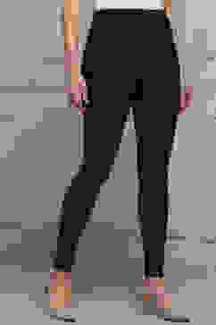 Black Nylon Blend Leggings image number 3