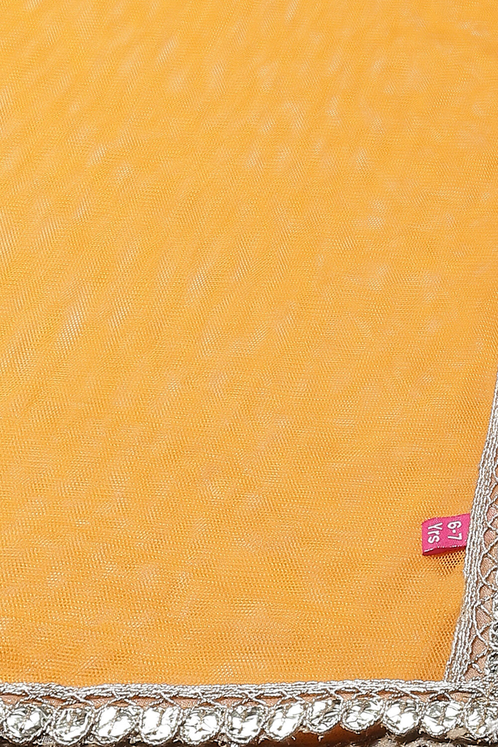 Orange & Coral Art Silk Lehenga Set image number 3