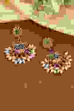 Multi Brass Drop & Danglers image number 0