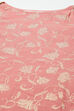 Blush Pink Printed Straight Kurta Regular Pant Suit Set image number 1