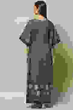 Blue Cotton Printed Nightwear image number 4