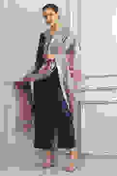 Beige Cotton Solid Dupatta image number 0