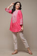 Pink LIVA Printed Kurti