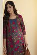 Blue Cotton Straight Kurta image number 1