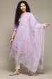 Off White Cotton Blend Yarndyed Dupatta image number 0