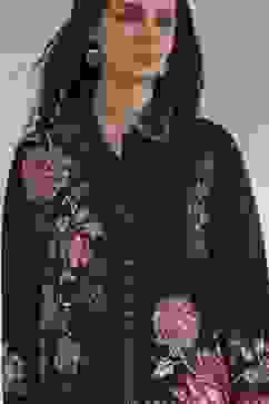 Brown Cotton Floral Printed Shirt image number 1