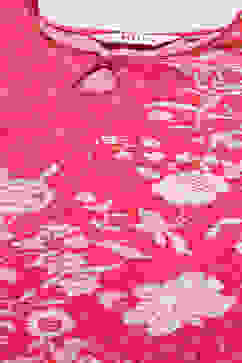 Berry Pink Rayon Straight Suit Set image number 1