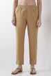 Blue Cotton Slim Pants image number 4